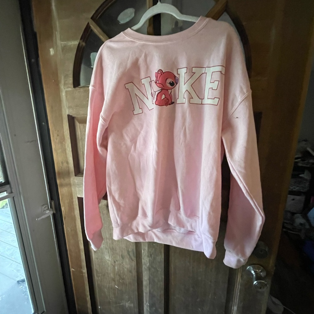 Amazon Essentials Pink Women's Crew Neck Sweater